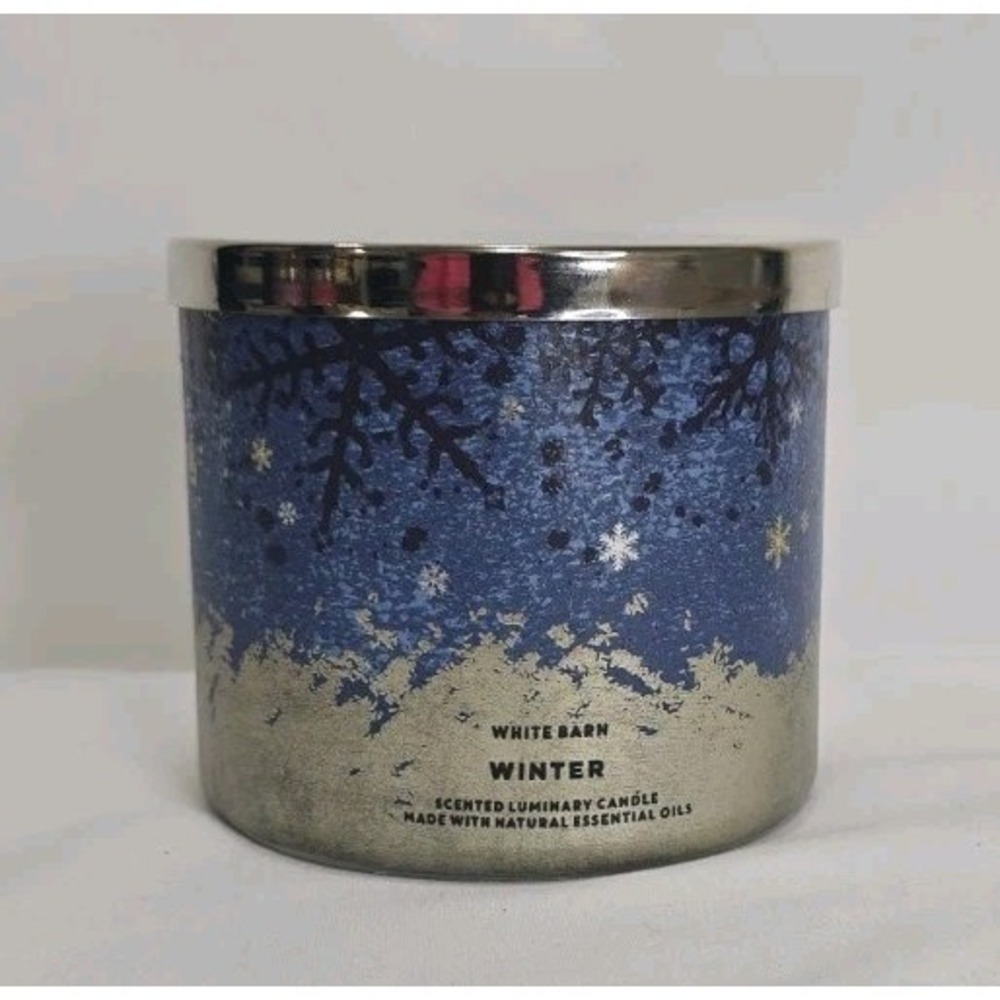 Bath & Body Works White Barn "Winter" 3-Wick Candle 14.5oz